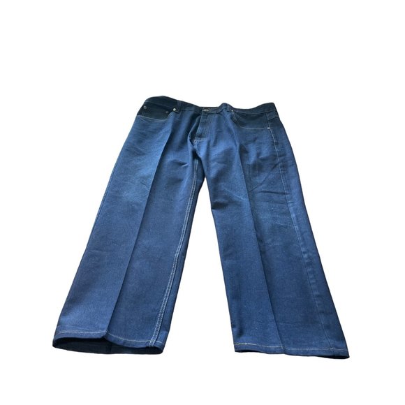 Knockout Jeans men’s dark blue denim pants size 46x32 - Picture 1 of 5